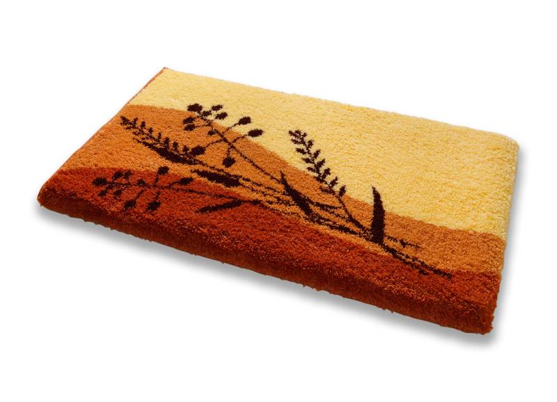 Naturnah gestaltete Badgarnitur der Marke Grund, Größe 109 (Hänge-WC-Vorleger, 50x 50 cm), Terra von GRUND