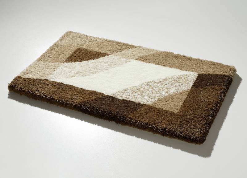 Supersoft Badgarnitur von Grund, Größe 108 (Stand-WC-Vorleger, 50/ 50 cm), Braun von GRUND