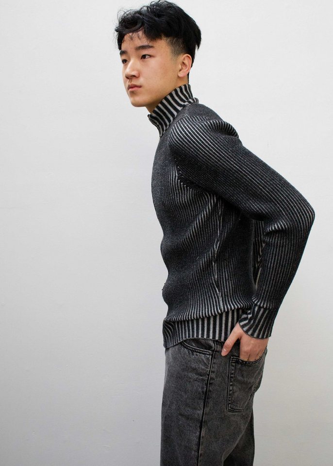 GRUNT 5-Pocket-Jeans GRHamon (1-tlg) Stylische Teenager-Jeans der Marke GRUNT in Dark-Grey-Waschung von GRUNT