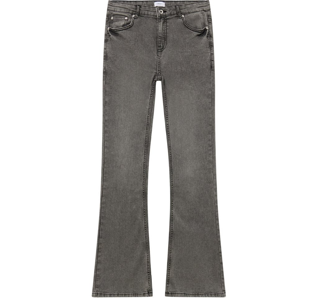 GRUNT Bootcut-Jeans GRTexas Low Flare (1-tlg) GRUNT Mädchenjeans „GRTexas Low Flare“ – Bootcut Jeans in Grau von GRUNT