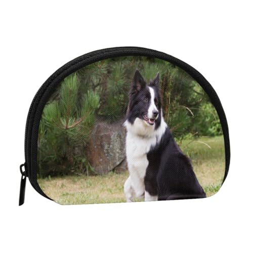 Geldbörse, Geldbörsen, Geldbörse, Kleingeldbeutel, Mini-Geldbörsen für Damen und Mädchen, Geschenk, Bad Dog Border Collie von GRatka