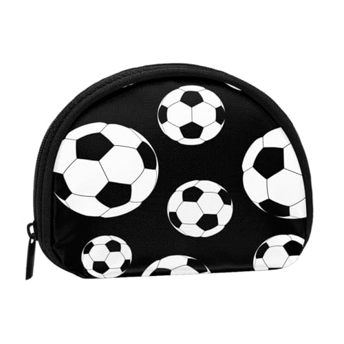 Geldbörse, Geldbörsen, Geldbörse, Kleingeldbeutel, Mini-Geldbörsen für Damen und Mädchen, Geschenk, Fußball, Fußball von GRatka