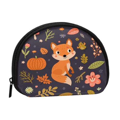 Geldbörse, Geldbörsen, Geldbörse, Kleingeldbeutel, Mini-Geldbörsen für Damen und Mädchen, Geschenk, Herbst-Süßer Fuchs von GRatka