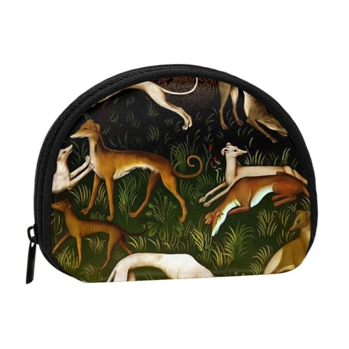 Geldbörse, Geldbörsen, Geldbörse, Kleingeldbeutel, Mini-Geldbörsen für Frauen und Mädchen, Geschenk, Windhunde von GRatka