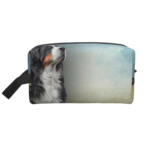 Make-up-Tasche, Berner Sennenhund, Reise-Kosmetiktasche, Kulturbeutel, tragbarer Make-up-Taschen-Organizer von GRatka