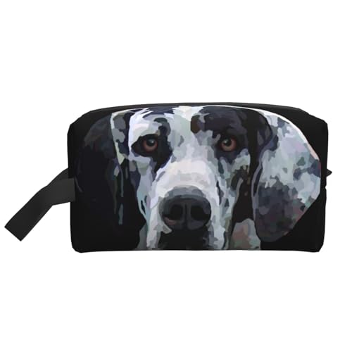 Make-up-Tasche, Motiv: Great Dane Dog Art, Reise-Kosmetiktasche, Kulturbeutel, tragbarer Make-up-Taschen-Organizer von GRatka