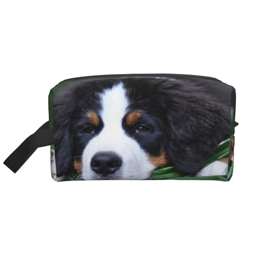 Make-up-Tasche, schöner Berner Sennenhund, Reise-Kosmetiktasche, Kulturbeutel, tragbarer Make-up-Taschen-Organizer von GRatka