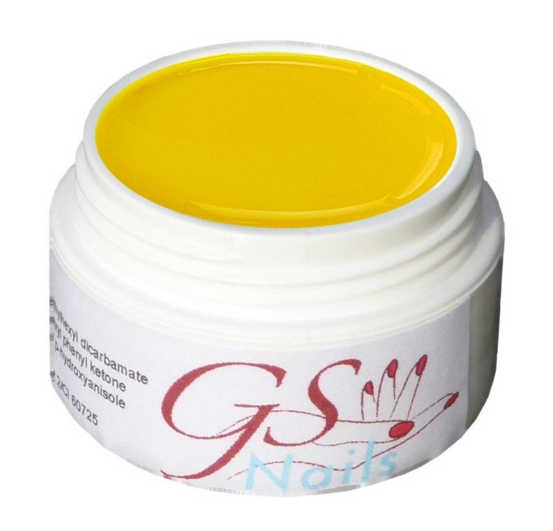 GS-Nails UV-Gel Farbgel Zitronengelb 5ml #B2 von GS-Nails