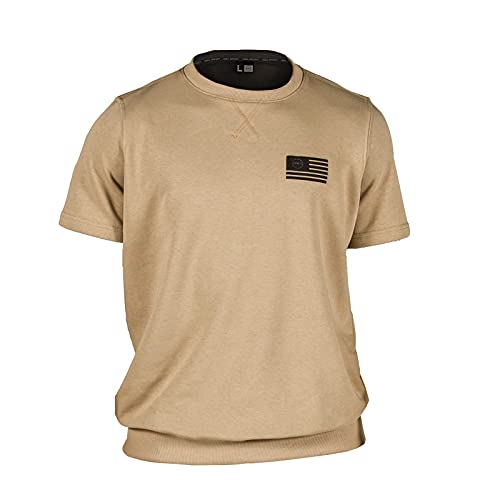 GSA Herren Organic Cotton Heavyweight T-Shirt, Beige, S von GSA