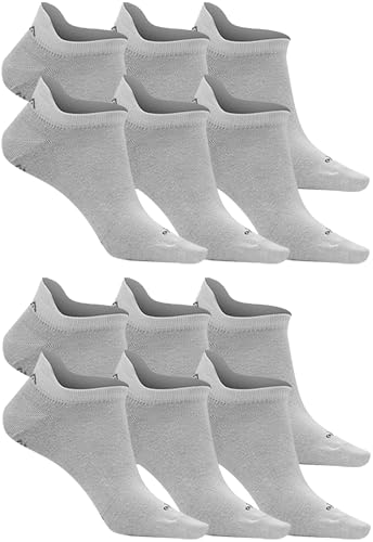 GSA Unisex Kinder 365 Ultraleichte Low-Cut-Socken, Weiß, 39-42 (6er Pack) von GSA