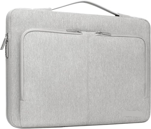 13 14 15 16 zoll Laptop Sleeve Tasche Notebook Abdeckung Fall Wasserdichte Notebook Tasche Computer Handtasche Aktentasche Tasche(Gray,16 inch) von GSCLZ
