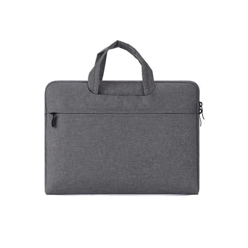 GSCLZ Laptop-Doppelhandtasche, wasserdichte Notebooktasche, Computerhandtasche, Aktentasche(Dark gray,15.6-16inch(40x29x2)) von GSCLZ