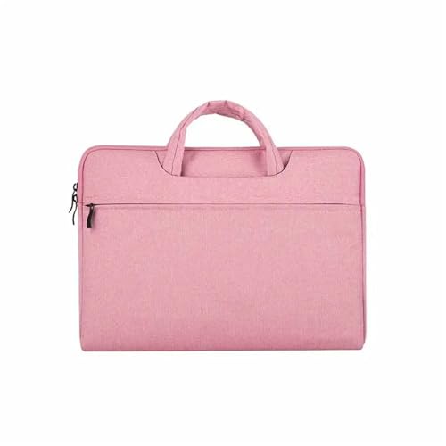 GSCLZ Laptop-Doppelhandtasche, wasserdichte Notebooktasche, Computerhandtasche, Aktentasche(Pink,11-12inch(31x22x2cm)) von GSCLZ