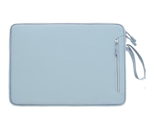 GSCLZ Laptoptasche Kleine frische Innentaschen 13415 Zoll Tablet-Schutzhülle Verschleißfeste Laptop-Aufbewahrungstaschen mit Reißverschluss(Blue,14.1-15.4) von GSCLZ