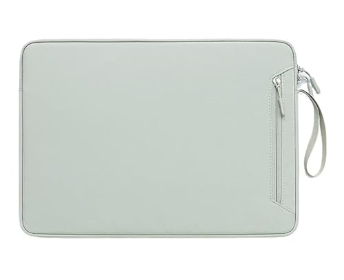 GSCLZ Laptoptasche Kleine frische Innentaschen 13415 Zoll Tablet-Schutzhülle Verschleißfeste Laptop-Aufbewahrungstaschen mit Reißverschluss(Green,14.1-15.4) von GSCLZ