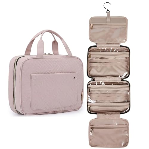 Kosmetiktasche Make-up-Tasche mit hoher Kapazität, Reise-Kosmetiktasche, wasserdichte Toilettenartikel, Wasch-Aufbewahrungstaschen, Reise-Kit, Damen-Schönheitstasche, Organizer Make Up Bag (Color : P von GSCLZ