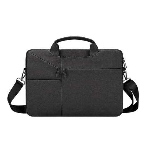 Laptop Tasche 15 6 Zoll Hülse Fall Wasserdichte Notebook Tasche Computer Handtasche Aktentasche Tasche(Black,14-15.4 inch) von GSCLZ