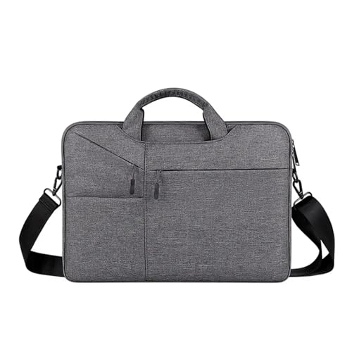 Laptop Tasche 15 6 Zoll Hülse Fall Wasserdichte Notebook Tasche Computer Handtasche Aktentasche Tasche(Dark grey,15.6inch) von GSCLZ