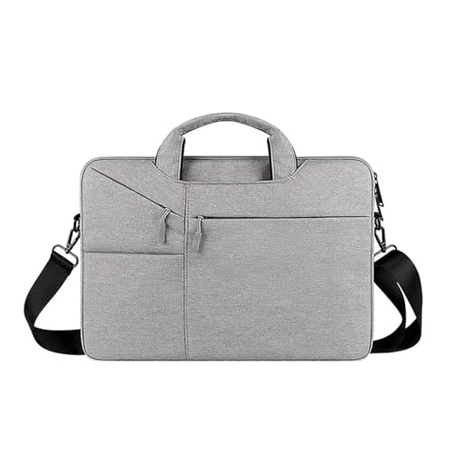 Laptop Tasche 15 6 Zoll Hülse Fall Wasserdichte Notebook Tasche Computer Handtasche Aktentasche Tasche(Grey,13-13.3 inch) von GSCLZ