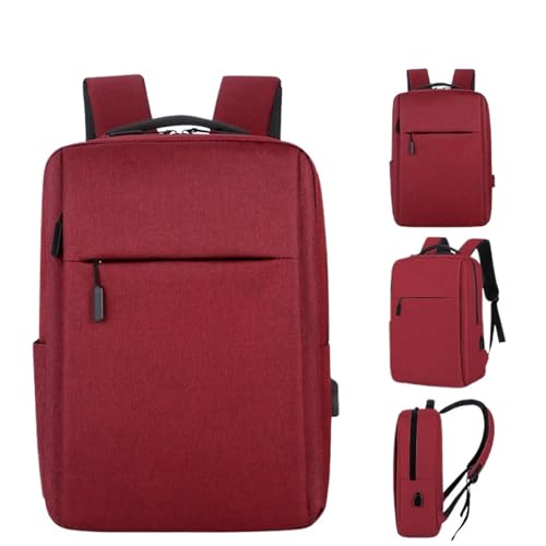 Laptop Tasche Große Kapazität Reisen Wasserdicht Multi-taschen Laptop Abdeckung(Red) von GSCLZ