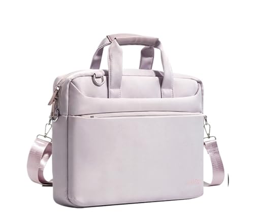 Laptop Umhängetasche 13,3 14 15,6 Zoll Notebook Messenger Handtaschen Wasserdichte Notebook Tasche Computer Handtasche Aktentasche Tasche(Pink purple,15.4 to 16 inch) von GSCLZ