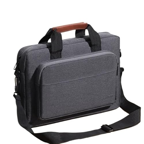 Laptoptasche Business Messenger Schulter Handtasche 15,6 Zoll wasserdichte Notebooktasche Computer Handtasche Aktentasche Tasche(Dark Gray,13 13.3 inch) von GSCLZ