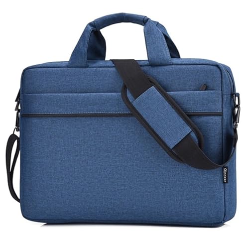 Universal Laptop Tasche Sleeve for 14 15,6 16 Zoll PC Fall Computer handtasche Messenger Schulter Tasche Aktentasche(Blue,15.6-inch) von GSCLZ