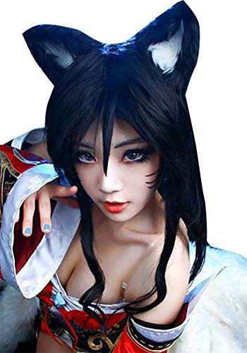 Sweetheart Cosplay Perücke for League of Legends Ahri long von GSFDHDJS