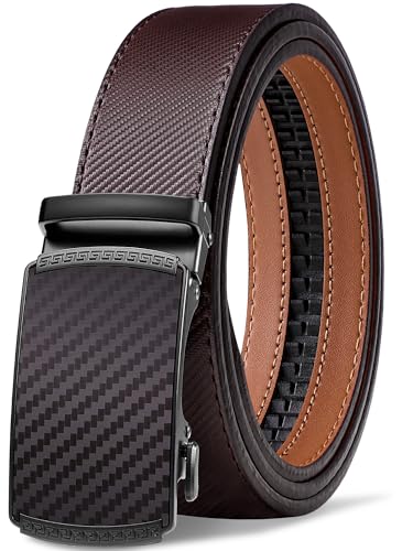 GSG SINCE 1998 Herren Gürtel 35mm – Automatischer Ratschenverschluss, anpassbar ohne Löcher – Optimal für Anzüge und Business Outfits von GSG SINCE 1998