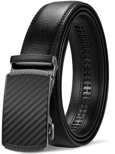 GSG SINCE 1998 Herren Gürtel 35mm – Automatischer Ratschenverschluss, anpassbar ohne Löcher – Optimal für Anzüge und Business Outfits von GSG SINCE 1998