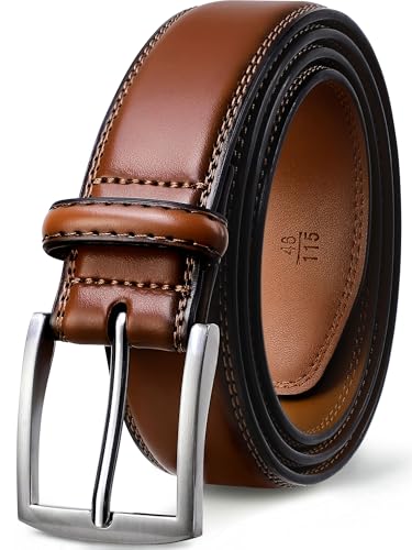 GSG SINCE 1998 Klassischer Ledergürtel für Herren - 37mm breit Gürtel Herren Leder Für Business und formelle Anlässe Gürtel für Männer Ledergürtel in Geschenkbox Sienna braun 36-40 inch GSG SINCE 1998 Klassischer Ledergürtel für Herren - 37mm breit Gürtel Herren Leder Für Business und formelle Anlässe Gürtel für Männer Ledergürtel in Geschenkbox Sienna braun 36-40 inch von GSG SINCE 1998
