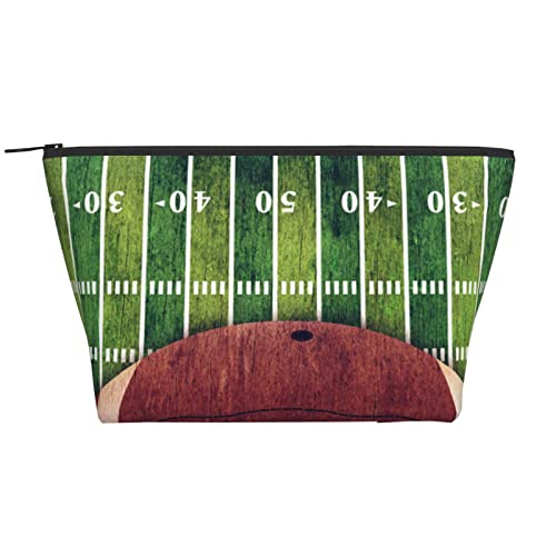 GSGCSBYMLG American Football Field and Ball Printed Daily Storage Bag Travel Organizer Bag with Zipper Portable Toiletry Bag, Schwarz , Einheitsgröße GSGCSBYMLG American Football Field and Ball Printed Daily Storage Bag Travel Organizer Bag with Zipper Portable Toiletry Bag, Schwarz , Einheitsgröße von GSGCSBYMLG