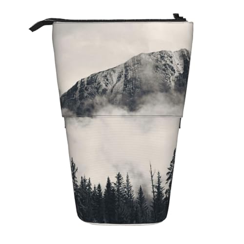 GSGCSBYMLG Canadian Smokey Mountain Cliff bedrucktes Teleskop-Federmäppchen von GSGCSBYMLG