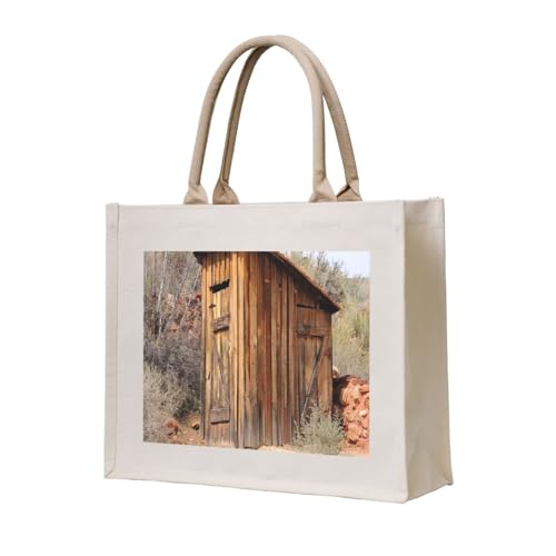 GSGCSBYMLG Einkaufstasche aus Segeltuch mit Aufdruck "Old Ancient Outhouse" GSGCSBYMLG Einkaufstasche aus Segeltuch mit Aufdruck "Old Ancient Outhouse" von GSGCSBYMLG