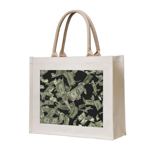 GSGCSBYMLG Einkaufstasche aus Segeltuch mit Dollarzeichen-Motiv GSGCSBYMLG Einkaufstasche aus Segeltuch mit Dollarzeichen-Motiv von GSGCSBYMLG