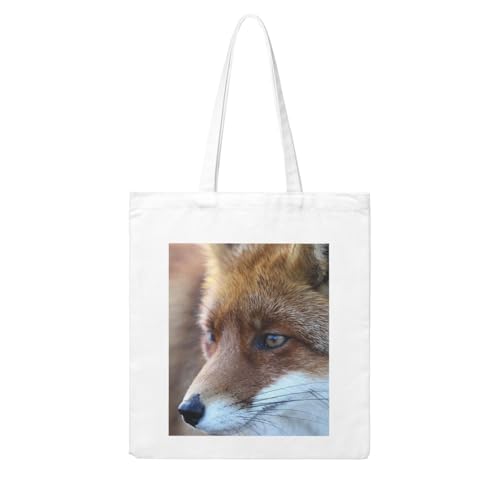 GSGCSBYMLG Einkaufstasche aus Segeltuch mit Fuchs-Motiv, waschbar GSGCSBYMLG Einkaufstasche aus Segeltuch mit Fuchs-Motiv, waschbar von GSGCSBYMLG