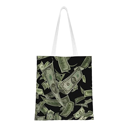 GSGCSBYMLG Einkaufstasche mit Dollarzeichen, Gelddruck, waschbare Aufbewahrungstasche GSGCSBYMLG Einkaufstasche mit Dollarzeichen, Gelddruck, waschbare Aufbewahrungstasche von GSGCSBYMLG