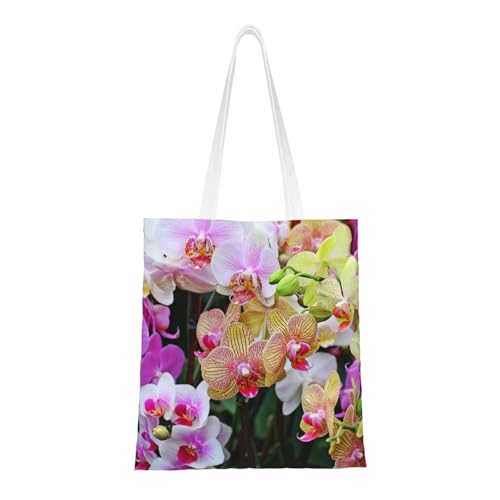 GSGCSBYMLG Einkaufstasche mit Orchideen-Motiv, waschbare Aufbewahrungstasche GSGCSBYMLG Einkaufstasche mit Orchideen-Motiv, waschbare Aufbewahrungstasche von GSGCSBYMLG