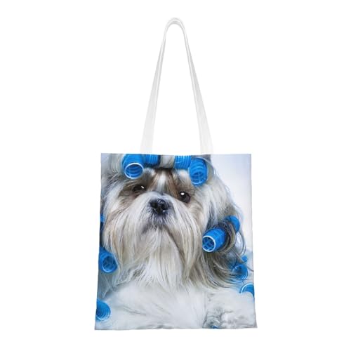 GSGCSBYMLG Einkaufstasche mit Shih Tzu-Hundemotiv, waschbare Aufbewahrungstasche GSGCSBYMLG Einkaufstasche mit Shih Tzu-Hundemotiv, waschbare Aufbewahrungstasche von GSGCSBYMLG
