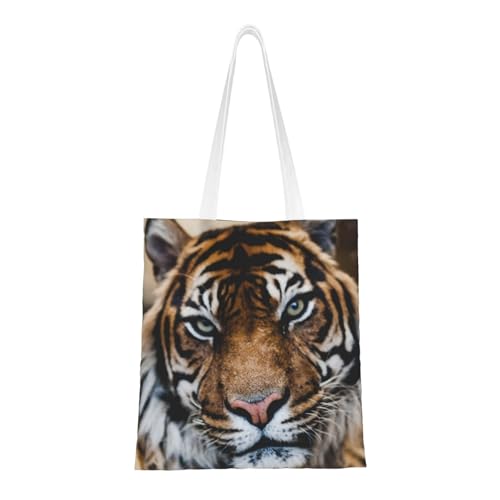 GSGCSBYMLG Einkaufstasche mit Tiger-Aufdruck, waschbare Aufbewahrungstasche GSGCSBYMLG Einkaufstasche mit Tiger-Aufdruck, waschbare Aufbewahrungstasche von GSGCSBYMLG