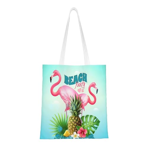 GSGCSBYMLG Einkaufstasche mit tropischem Flamingo-Druck, waschbare Aufbewahrungstasche GSGCSBYMLG Einkaufstasche mit tropischem Flamingo-Druck, waschbare Aufbewahrungstasche von GSGCSBYMLG