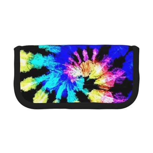 GSGCSBYMLG Exotic Tribe Federmäppchen, Batik-Stil, bedrucktes Leinen-Federmäppchen, tragbare Schreibwaren-Tasche, Aufbewahrungstasche von GSGCSBYMLG