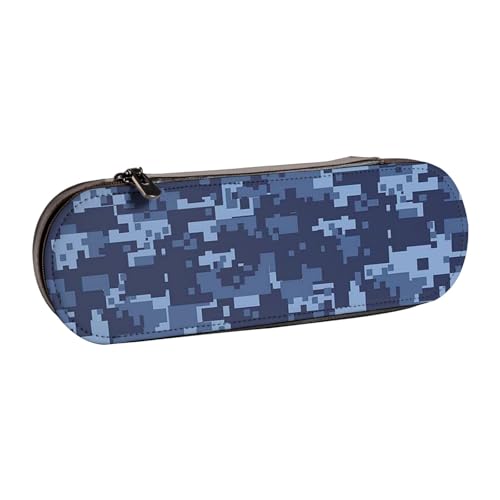 GSGCSBYMLG Federmäppchen aus Leder mit Camouflage-Muster von GSGCSBYMLG