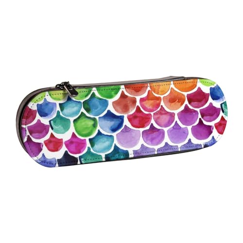 GSGCSBYMLG Federmäppchen mit Meerjungfrauen-Motiv, bedrucktes Leder-Federmäppchen, Schreibwaren-Tasche GSGCSBYMLG Federmäppchen mit Meerjungfrauen-Motiv, bedrucktes Leder-Federmäppchen, Schreibwaren-Tasche von GSGCSBYMLG