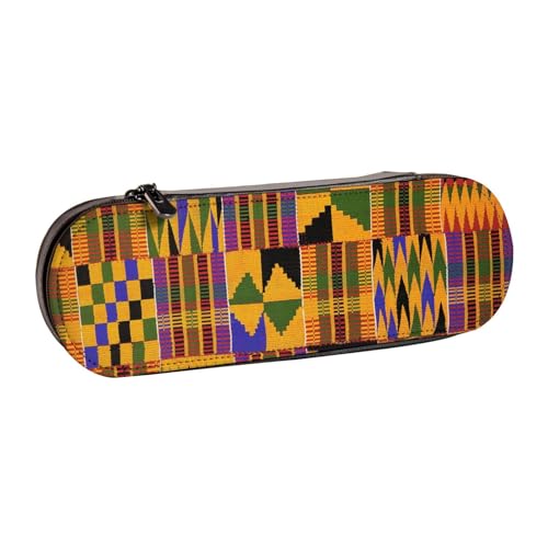 GSGCSBYMLG Federmäppchen mit afrikanischem Ethno-Muster, bedrucktes Leder-Federmäppchen, Schreibwar GSGCSBYMLG Federmäppchen mit afrikanischem Ethno-Muster, bedrucktes Leder-Federmäppchen, Schreibwar von GSGCSBYMLG