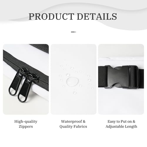 GSGCSBYMLG Formulas Shapes Theory Mathematikunterricht Wort gedruckt quadratisch doppellagig Hüfttasche Reisetasche, Schwarz , Einheitsgröße von GSGCSBYMLG