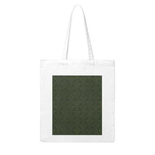 GSGCSBYMLG Hunter Green Einkaufstasche aus Segeltuch, mit Blumenmuster, waschbar, Grün GSGCSBYMLG Hunter Green Einkaufstasche aus Segeltuch, mit Blumenmuster, waschbar, Grün von GSGCSBYMLG