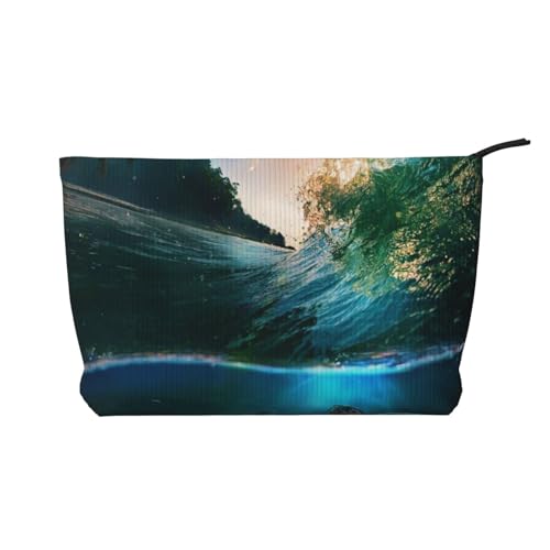 GSGCSBYMLG Kulturbeutel aus Kord, Motiv: Palmen und Meeresschildkröten, zum Tauchen, Unterwasser, bedruckt, Reise-Organizer-Tasche, Schwarz , Einheitsgröße GSGCSBYMLG Kulturbeutel aus Kord, Motiv: Palmen und Meeresschildkröten, zum Tauchen, Unterwasser, bedruckt, Reise-Organizer-Tasche, Schwarz , Einheitsgröße von GSGCSBYMLG