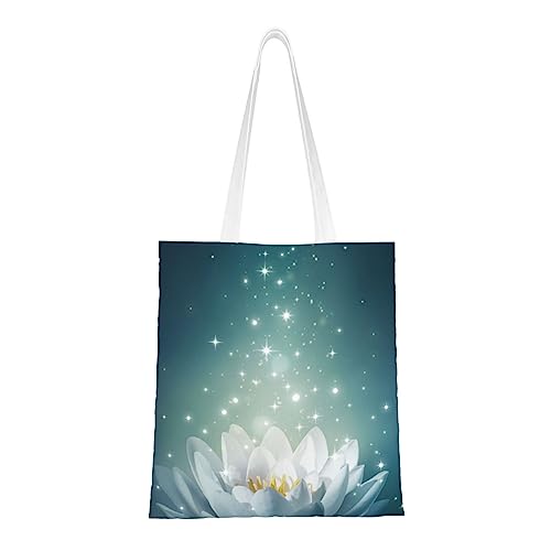 GSGCSBYMLG Magic Lotus Einkaufstasche mit Blumenmuster, waschbare Aufbewahrungstasche GSGCSBYMLG Magic Lotus Einkaufstasche mit Blumenmuster, waschbare Aufbewahrungstasche von GSGCSBYMLG