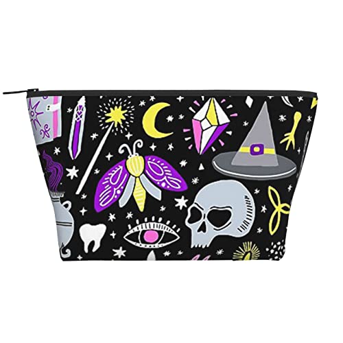 GSGCSBYMLG Magic Witch Witchcraft Bohemian Drawing Printed Daily Storage Bag Travel Organizer Bag with Zipper Portable Toiletry Bag, Schwarz , Einheitsgröße GSGCSBYMLG Magic Witch Witchcraft Bohemian Drawing Printed Daily Storage Bag Travel Organizer Bag with Zipper Portable Toiletry Bag, Schwarz , Einheitsgröße von GSGCSBYMLG